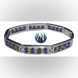 Stainless steel ilde de Oshosi Bracelet (Czech Beads) yoruba religion africana